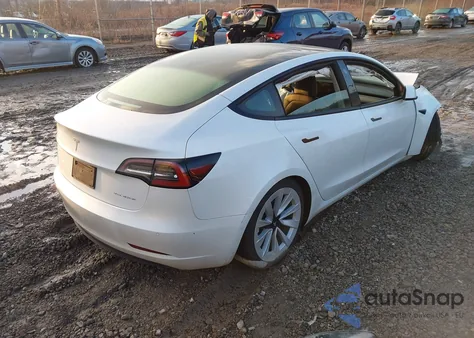 2022 Tesla Model 3 Long Range Dual Motor All-Wheel Drive from USA, damaged, VIN 5YJ3E1EB5NF105799